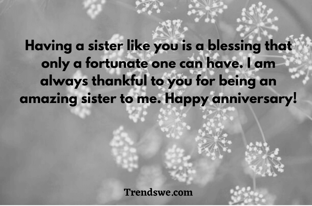 sister wedding anniversary wishes 3