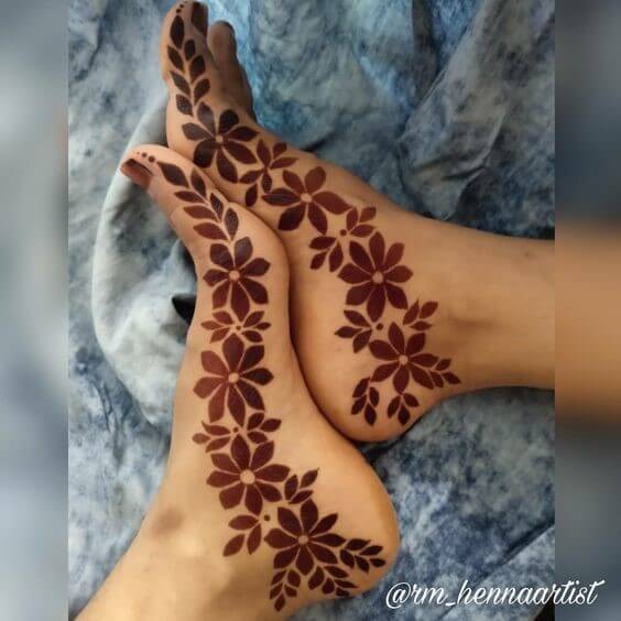 Foot Mehendi Design