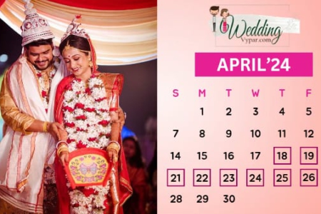 bengali wedding dates 2024