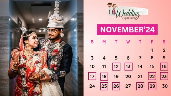 bengali wedding dates 2024 5
