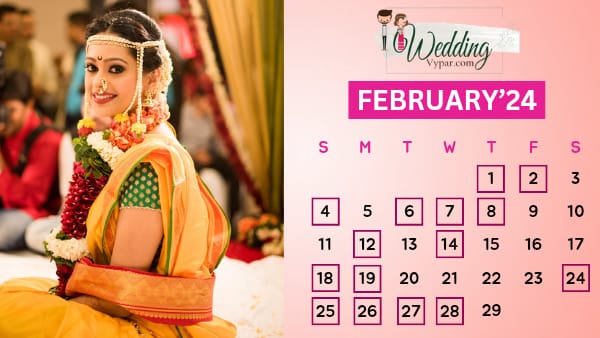 maharashtrian wedding dates 2024 2