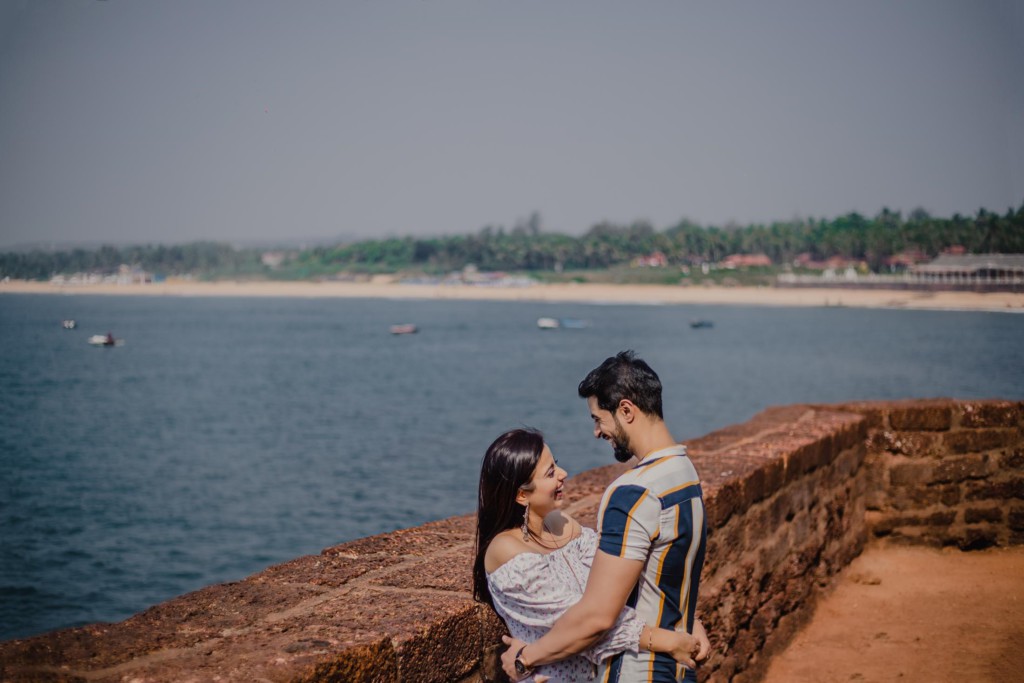 Pre-wedding shoot location in Goa