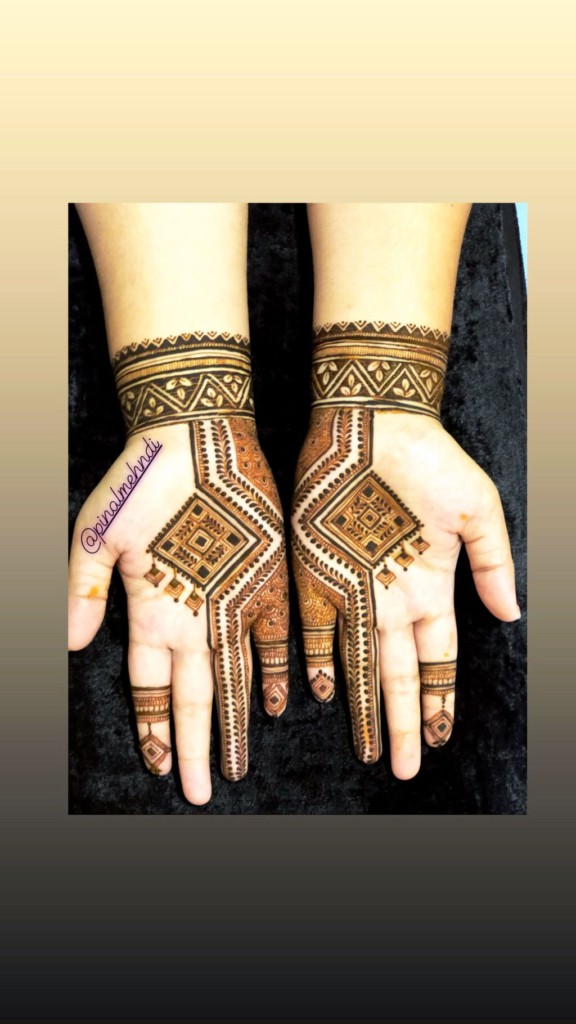 Arabic mehendi designs