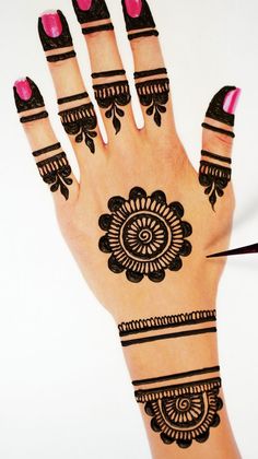 Arabic mehendi designs