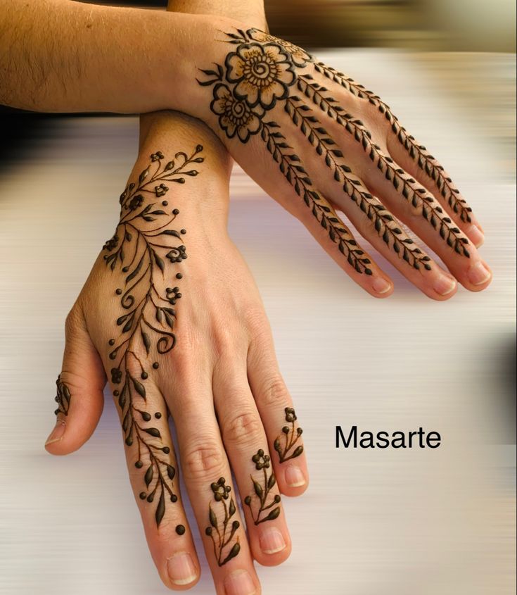 floral mehendi designs