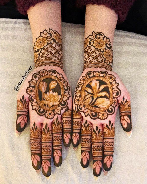 floral mehendi designs