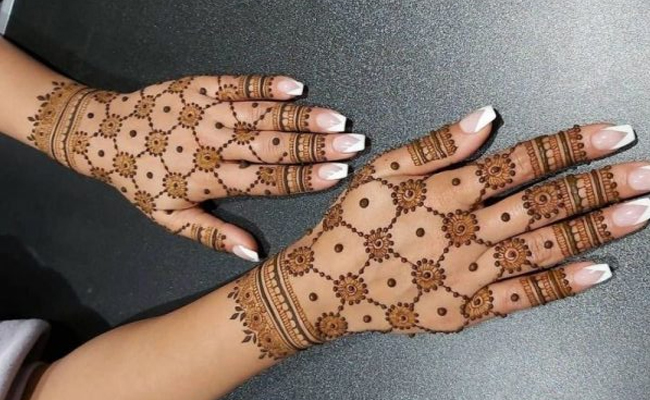 floral mehendi designs