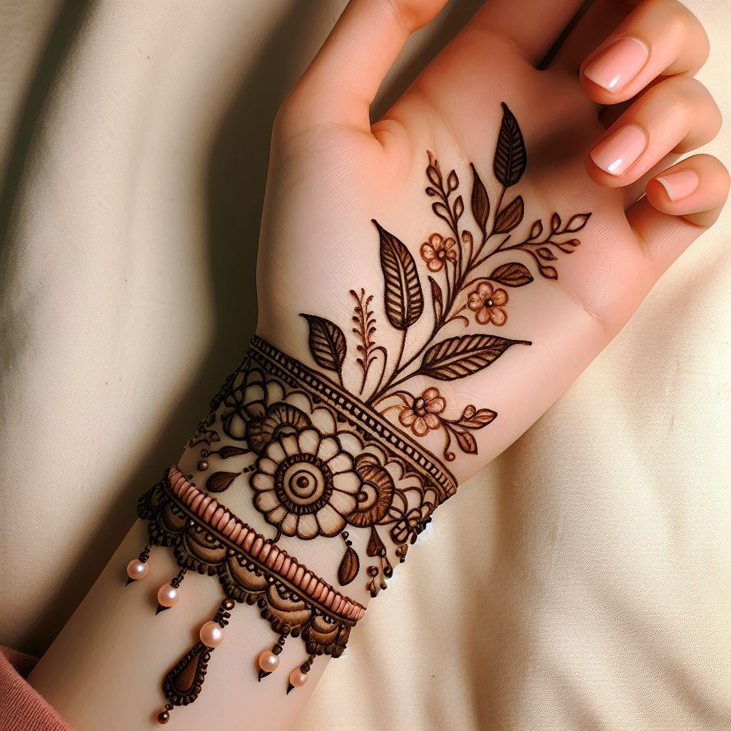 floral mehendi designs