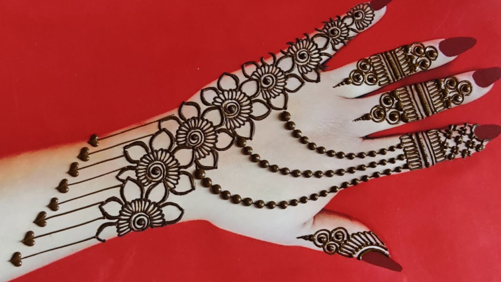 floral mehendi designs