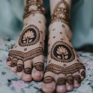 Leg Mehendi Designs