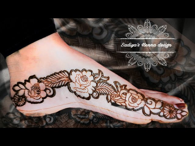 Leg Mehendi Designs