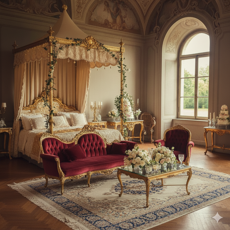 Luxury Furniture Shapes Wedding Decor